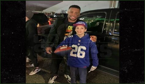 Saquon Barkley Has Emotional Meeting W/ 11-Year-Old Snubbed By Cowboys Star